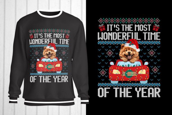 Chow Chow Dog Christmas Ugly Sweater: A Stylish T-Shirt Design