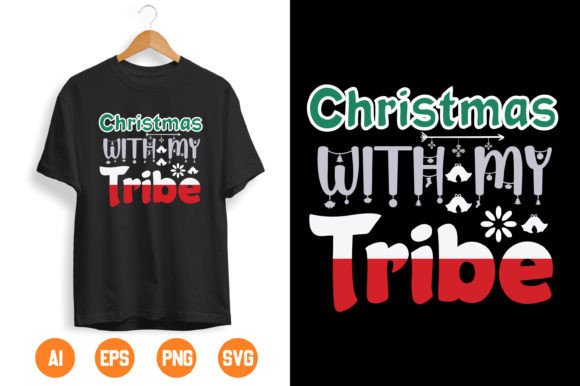 CHRISTMAS T-shirt Design-40: A Versatile Graphic for Holiday Merch