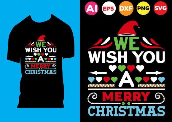 CRISTMAS T-SHIRT VECTOR DESIGN for Graphics & Print Templates
