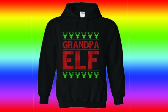GRANDPA ELF: A Charming Addition to Your T-Shirt Designs and Graphics