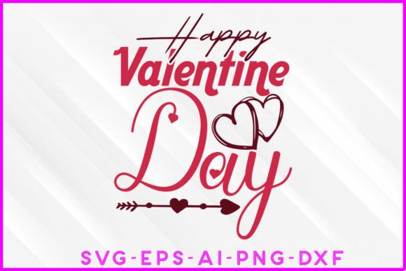 Happy Valentine Day SVG T-shirt Design for Creative Graphics
