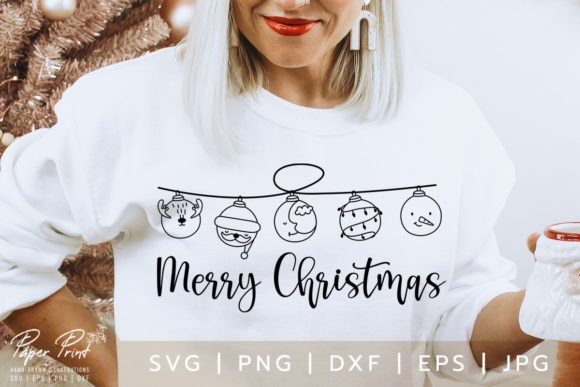 Merry and Bright SVG: A Festive T-Shirt Design Gem