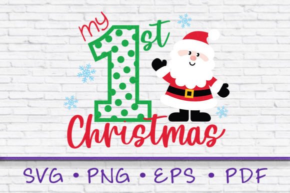 My First Christmas SVG: A Festive T-Shirt Design for Local Brands