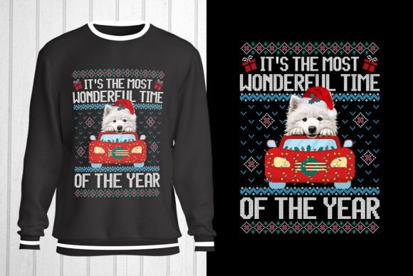 Samoyed Dog Christmas Ugly Sweater: A Stylish T-Shirt Design